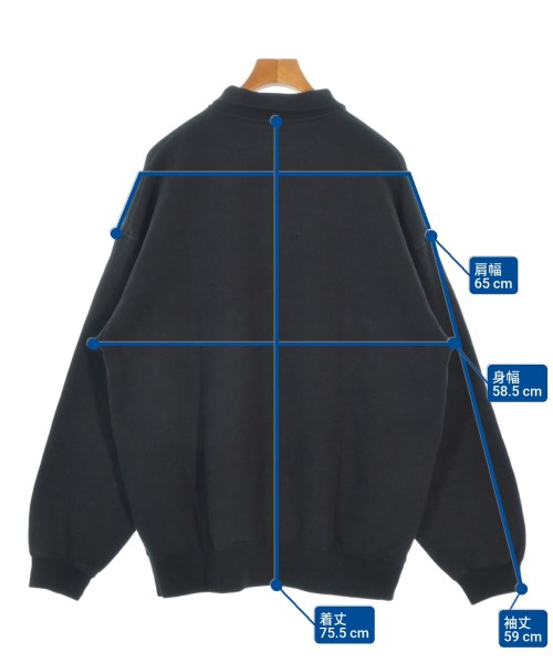 DESCENDANT（ディセンダント）スウェット 黒 サイズ:3(L位) メンズ/2200671684099