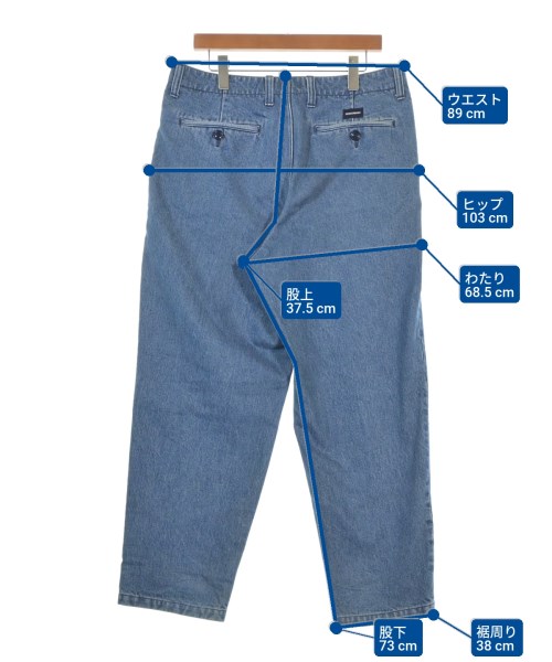 DESCENDANT（ディセンダント）デニムパンツ 青 サイズ:3(L位) メンズ/2200672532160