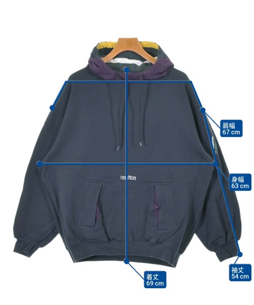 DESCENDANT（ディセンダント）パーカー 紺 サイズ:XL メンズ/2200667500112