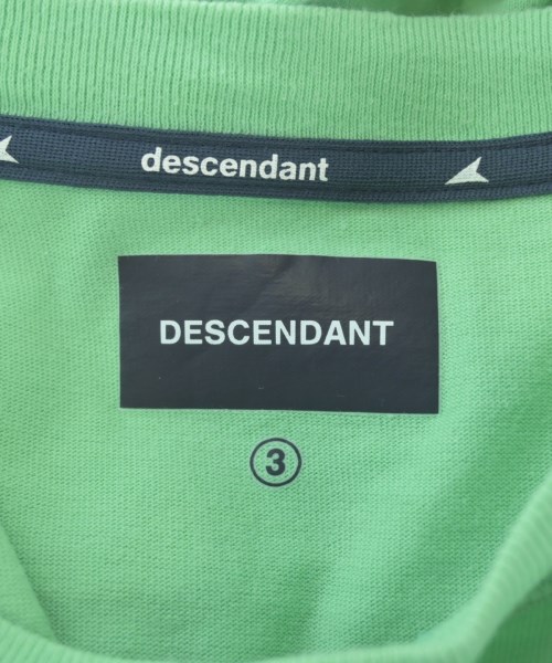 DESCENDANT（ディセンダント）Tシャツ・カットソー 緑 サイズ:3(L位) メンズ/2200671002053