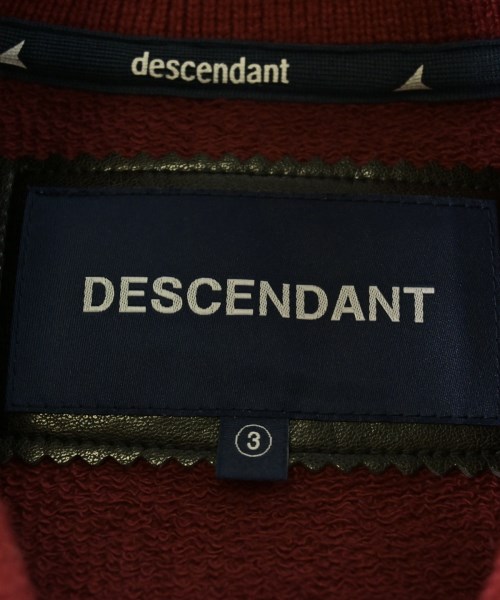 DESCENDANT（ディセンダント）スタジャン 赤 サイズ:3(L位) メンズ/2200671002091