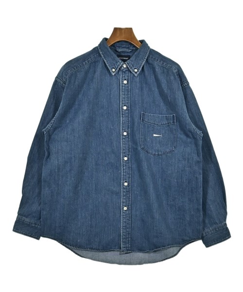 DESCENDANT(ディセンダント)カジュアルシャツ 青 サイズ:2(M位)/2200671002145