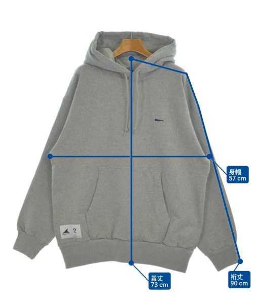 DESCENDANT（ディセンダント）パーカー グレー サイズ:2(M位) メンズ/2200671002176