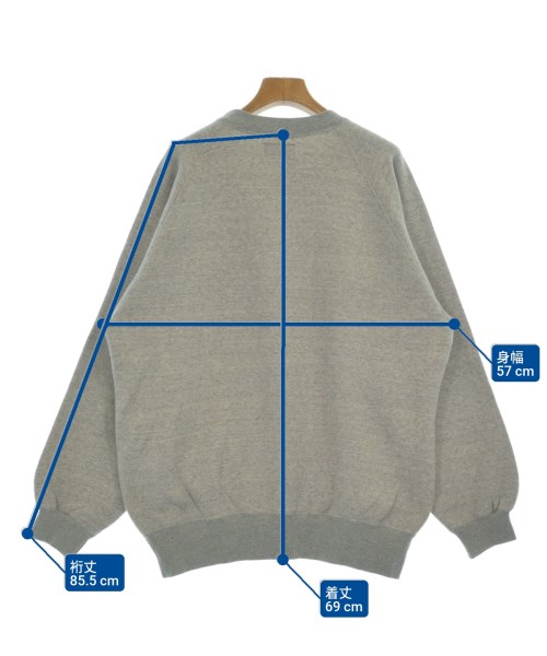 DESCENDANT（ディセンダント）スウェット グレー サイズ:2(M位) メンズ/2200671002190