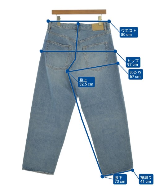 DESCENDANT（ディセンダント）デニムパンツ 青 サイズ:2(M位) メンズ/2200671002220