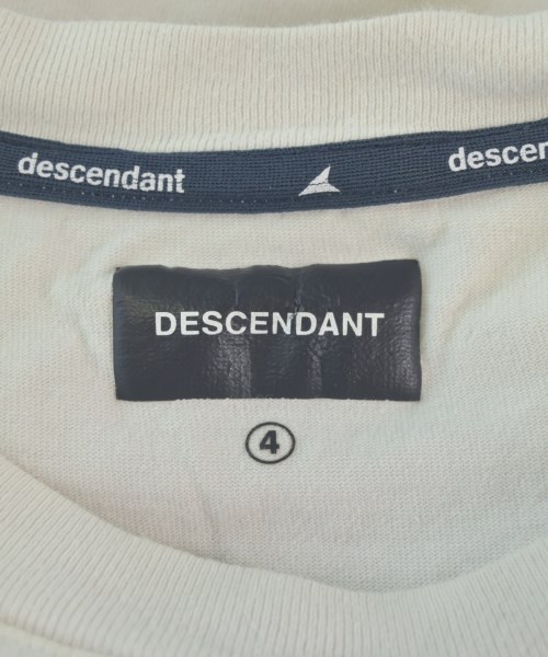 DESCENDANT（ディセンダント）Tシャツ・カットソー 白 サイズ:4(XL位) メンズ/2200674049055