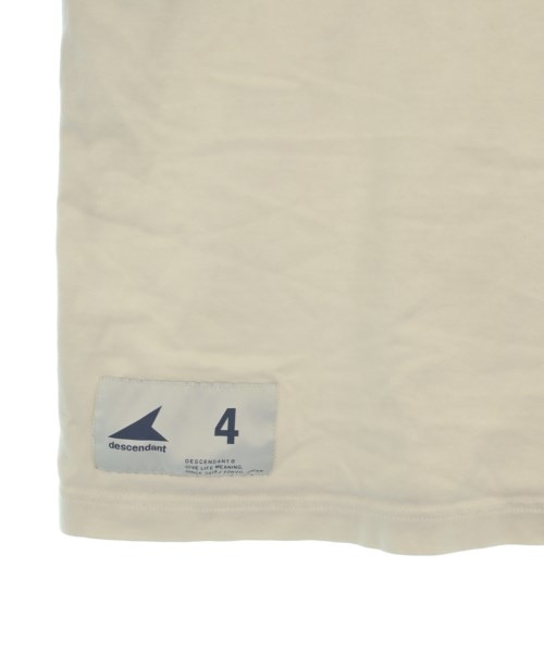 DESCENDANT（ディセンダント）Tシャツ・カットソー 白 サイズ:4(XL位) メンズ/2200674049055