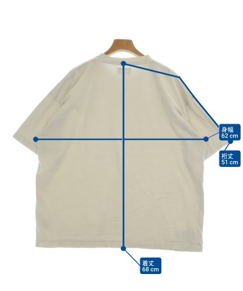 DESCENDANT（ディセンダント）Tシャツ・カットソー 白 サイズ:4(XL位) メンズ/2200674049055