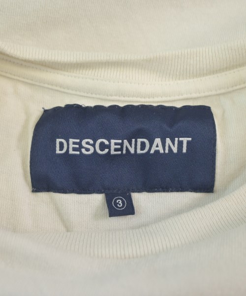 DESCENDANT（ディセンダント）Tシャツ・カットソー 白 サイズ:3(L位) メンズ/2200674049079