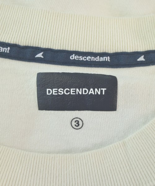 DESCENDANT（ディセンダント）Tシャツ・カットソー 白 サイズ:3(L位) メンズ/2200674049130