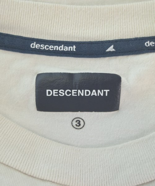 DESCENDANT（ディセンダント）Tシャツ・カットソー 白 サイズ:3(L位) メンズ/2200674049147