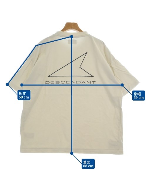 DESCENDANT（ディセンダント）Tシャツ・カットソー 白 サイズ:3(L位) メンズ/2200674049147