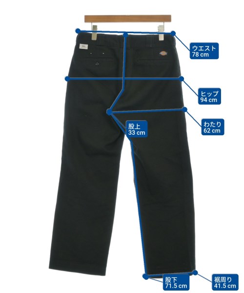 DESCENDANT（ディセンダント）チノパン 黒 サイズ:3(L位) メンズ/2200674049178