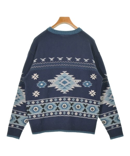 DESCENDANT（ディセンダント）ニット・セーター 紺 サイズ:3(L位) メンズ/2200674049253