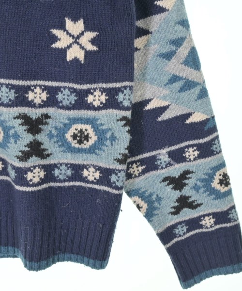 DESCENDANT（ディセンダント）ニット・セーター 紺 サイズ:3(L位) メンズ/2200674049253