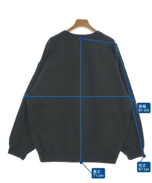 DESCENDANT（ディセンダント）スウェット 黒 サイズ:4(XL位) メンズ/2200674049352