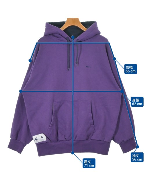 DESCENDANT（ディセンダント）パーカー 紫 サイズ:4(XL位) メンズ/2200674049376