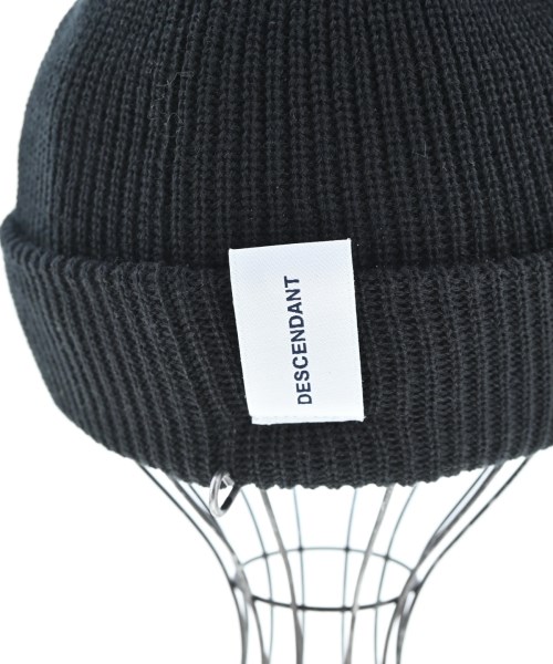 DESCENDANT（ディセンダント）ニットキャップ・ビーニー 黒 サイズ:F メンズ/2200677466101