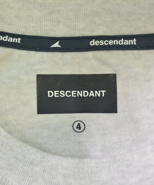 DESCENDANT（ディセンダント）Tシャツ・カットソー グレー サイズ:4(XL位) メンズ/2200677926025