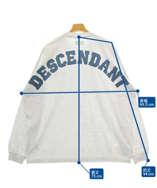 DESCENDANT（ディセンダント）Tシャツ・カットソー グレー サイズ:4(XL位) メンズ/2200677926025