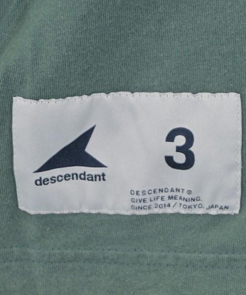 DESCENDANT（ディセンダント）Tシャツ・カットソー 緑 サイズ:3(L位) メンズ/2200678074022
