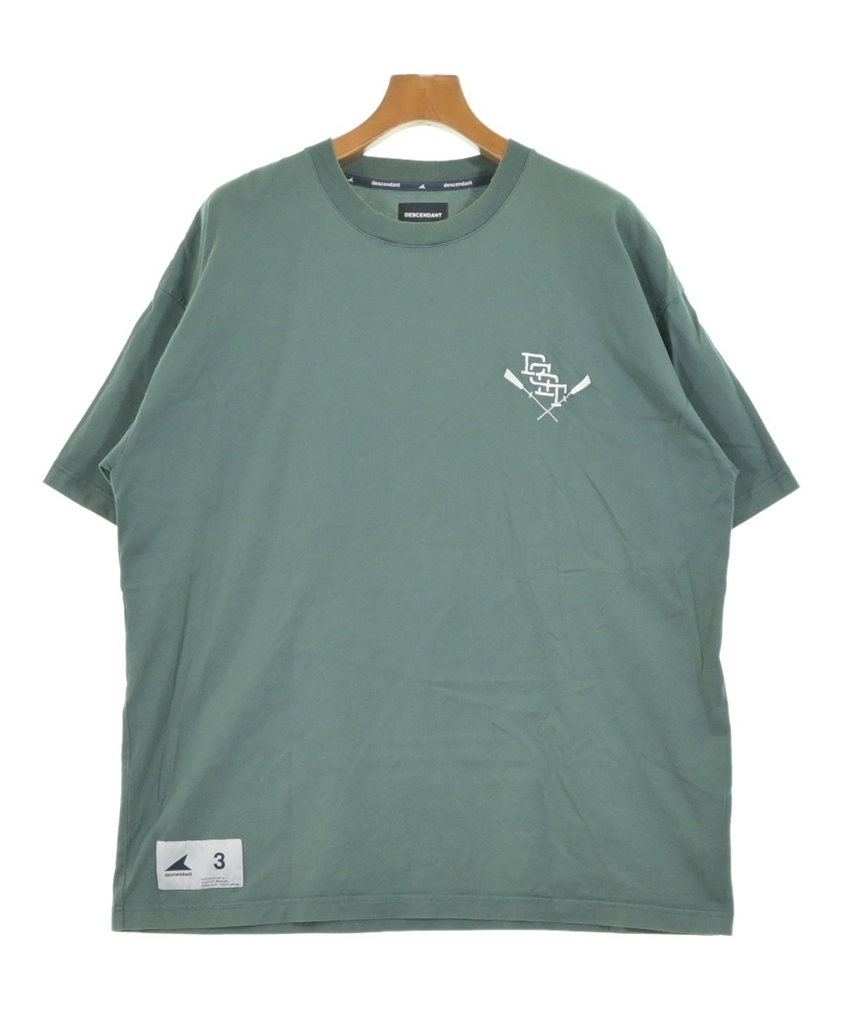 DESCENDANT（ディセンダント）Tシャツ・カットソー 緑 サイズ:3(L位