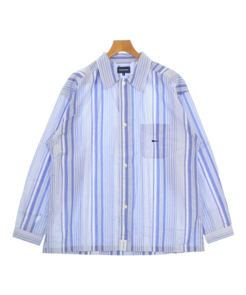 DESCENDANT(ディセンダント)カジュアルシャツ 青 サイズ:3(L位)/2200678918029