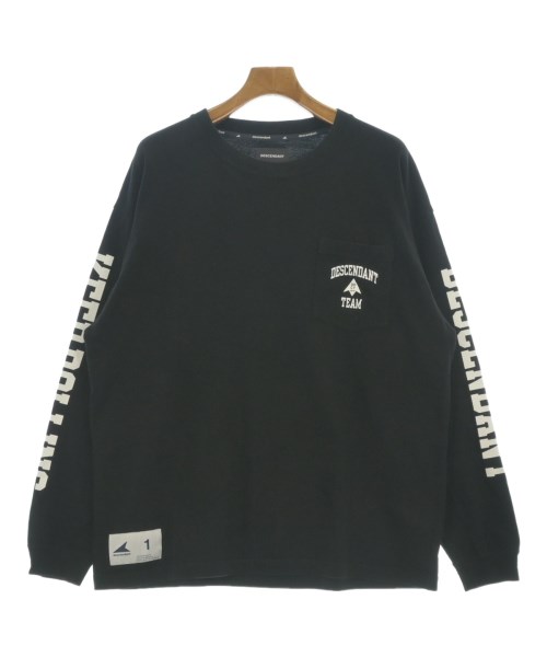 DESCENDANT(ディセンダント)Tシャツ・カットソー 黒 サイズ:1(S位)/2200679562030