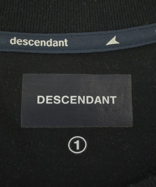 DESCENDANT（ディセンダント）Tシャツ・カットソー 黒 サイズ:1(S位) メンズ/2200679562030