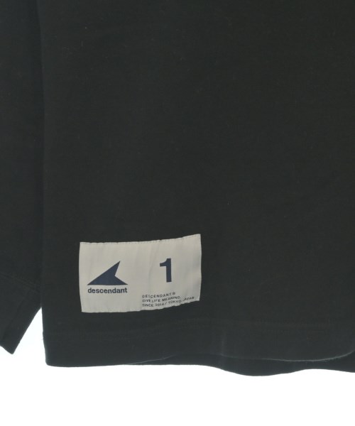 DESCENDANT（ディセンダント）Tシャツ・カットソー 黒 サイズ:1(S位) メンズ/2200679562030