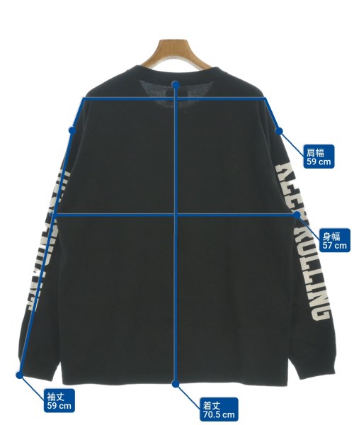 DESCENDANT（ディセンダント）Tシャツ・カットソー 黒 サイズ:1(S位) メンズ/2200679562030