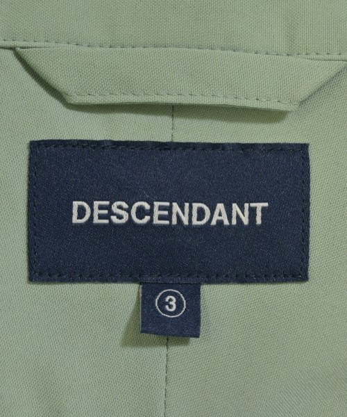 DESCENDANT（ディセンダント）カジュアルシャツ 緑 サイズ:3(L位) メンズ/2200680048035