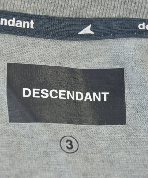 DESCENDANT（ディセンダント）Tシャツ・カットソー グレー サイズ:3(L位) メンズ/2200680048042