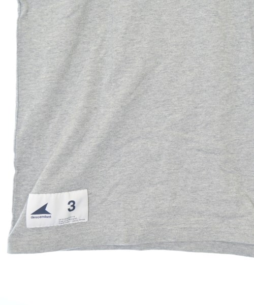 DESCENDANT（ディセンダント）Tシャツ・カットソー グレー サイズ:3(L位) メンズ/2200680048042