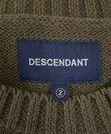 DESCENDANT（ディセンダント）ニット・セーター カーキ サイズ:2(M位) メンズ/2200677679075