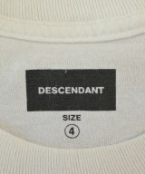 DESCENDANT（ディセンダント）Tシャツ・カットソー 白 サイズ:4(XL位) メンズ/2200677679327
