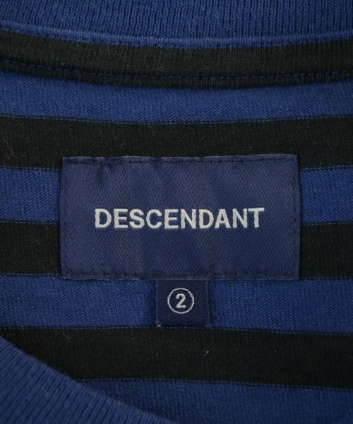 DESCENDANT（ディセンダント）Tシャツ・カットソー 青 サイズ:2(M位) メンズ/2200677679389