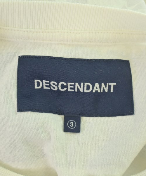 DESCENDANT（ディセンダント）Tシャツ・カットソー 白 サイズ:3(L位) メンズ/2200687648245