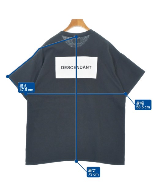 DESCENDANT（ディセンダント）Tシャツ・カットソー 紺 サイズ:4(XL位) メンズ/2200691270029