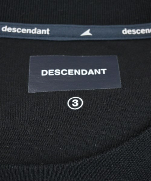 DESCENDANT（ディセンダント）Tシャツ・カットソー 黒 サイズ:3(L位) メンズ/2200693490036