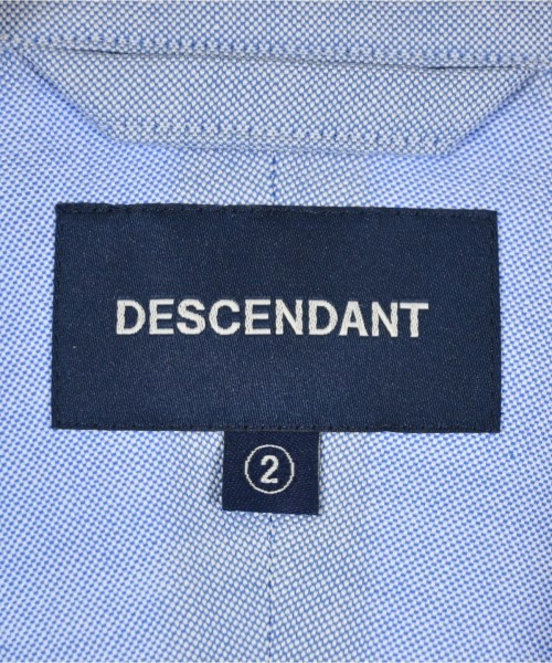 DESCENDANT（ディセンダント）カジュアルシャツ 青 サイズ:2(M位) メンズ/2200693843047