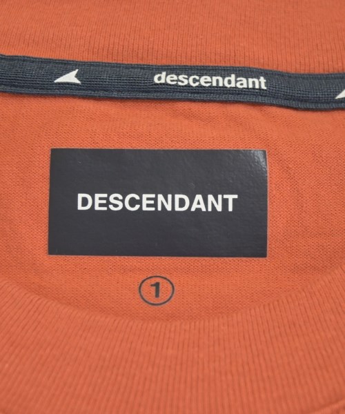 DESCENDANT（ディセンダント）Tシャツ・カットソー オレンジ サイズ:1(S位) メンズ/2200693843078