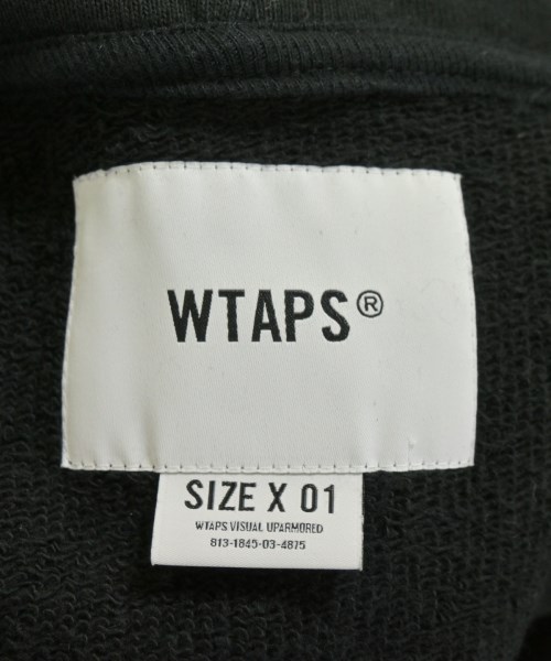 WTAPS（ダブルタップス）パーカー 黒 サイズ:1(S位) メンズ/2200693843115