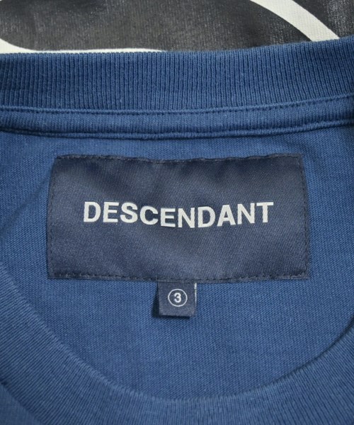 DESCENDANT（ディセンダント）Tシャツ・カットソー 青 サイズ:3(L位) メンズ/2200693843139