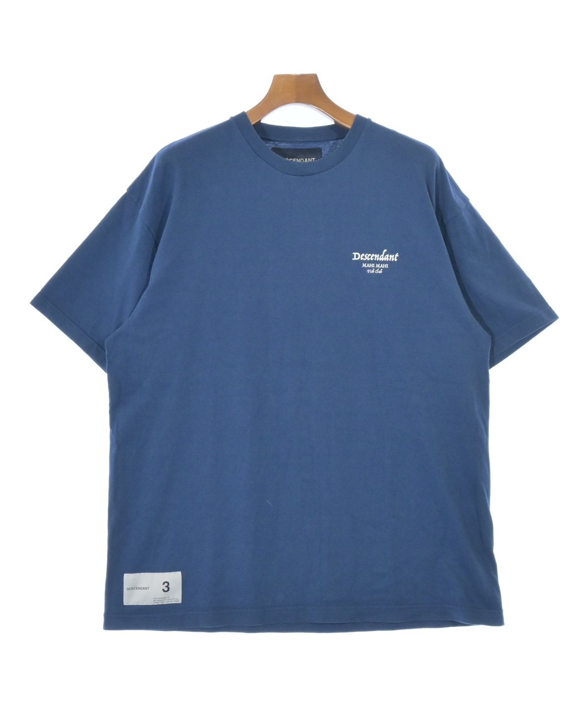DESCENDANT（ディセンダント）Tシャツ・カットソー 青 サイズ:3(L位
