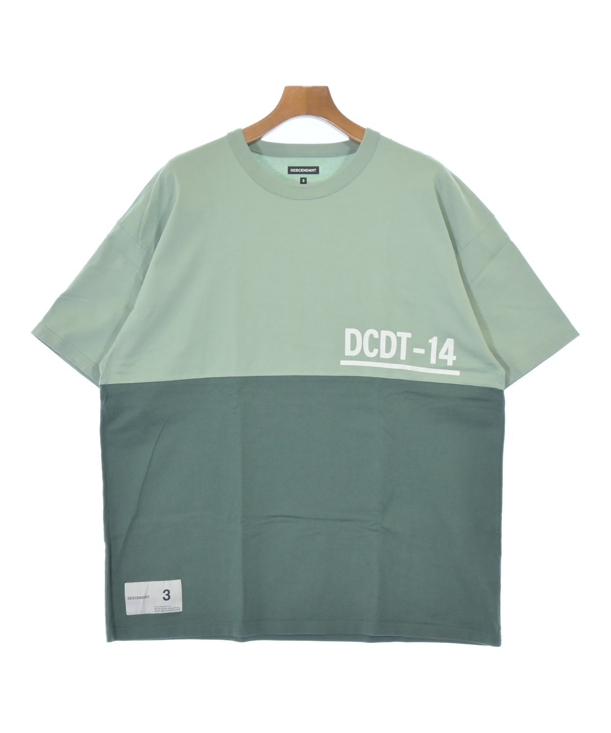 DESCENDANT（ディセンダント）Tシャツ・カットソー 緑 サイズ:3(L位