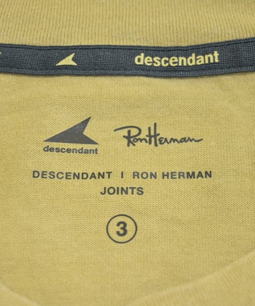 DESCENDANT（ディセンダント）Tシャツ・カットソー カーキ サイズ:3(L位) メンズ/2200693843153