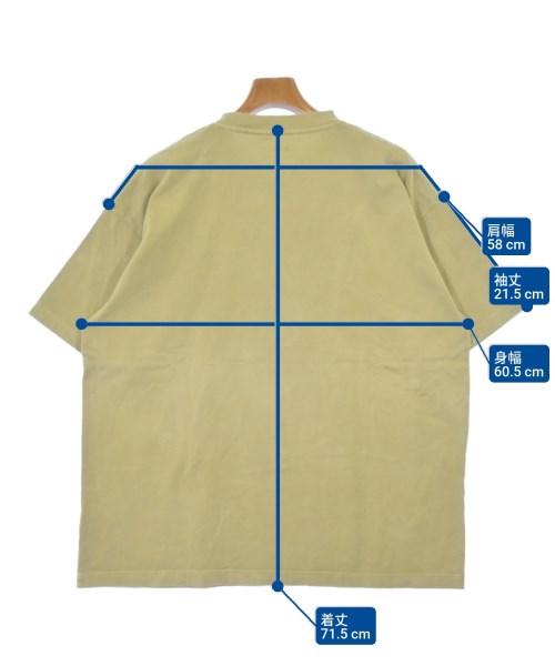DESCENDANT（ディセンダント）Tシャツ・カットソー カーキ サイズ:3(L位) メンズ/2200693843153
