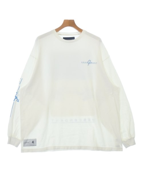 DESCENDANT(ディセンダント)Tシャツ・カットソー 白 サイズ:4(XL位)/2200693843160