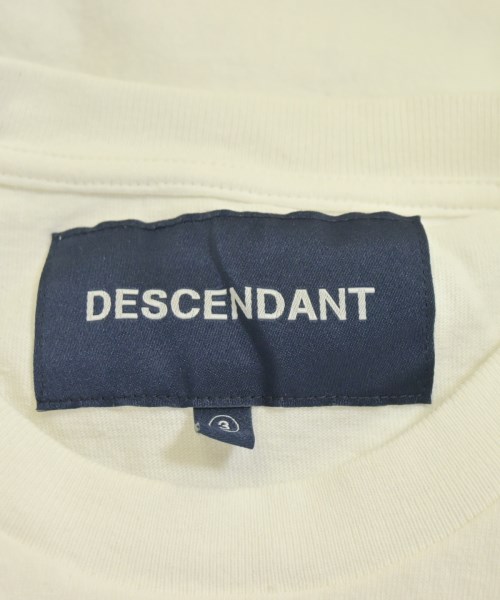 DESCENDANT（ディセンダント）Tシャツ・カットソー 白 サイズ:3(L位) メンズ/2200693843177